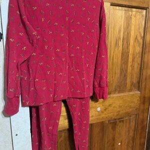 XL Cozy Red Pajama Set